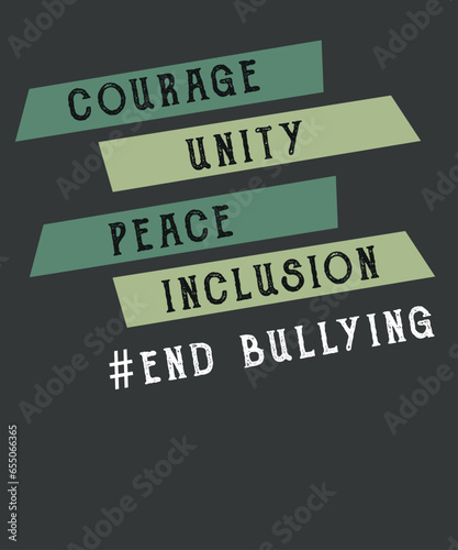 
Courage unity peace inclusion end bullying day shirt design vector, support kindness, promote anti bullying awareness, choose kindness courage inclusion, cute dude, Unity Day shirt, Wear Orange shirt