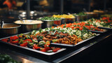 shish kebab on skewers HD 8K wallpaper Stock Photographic Image