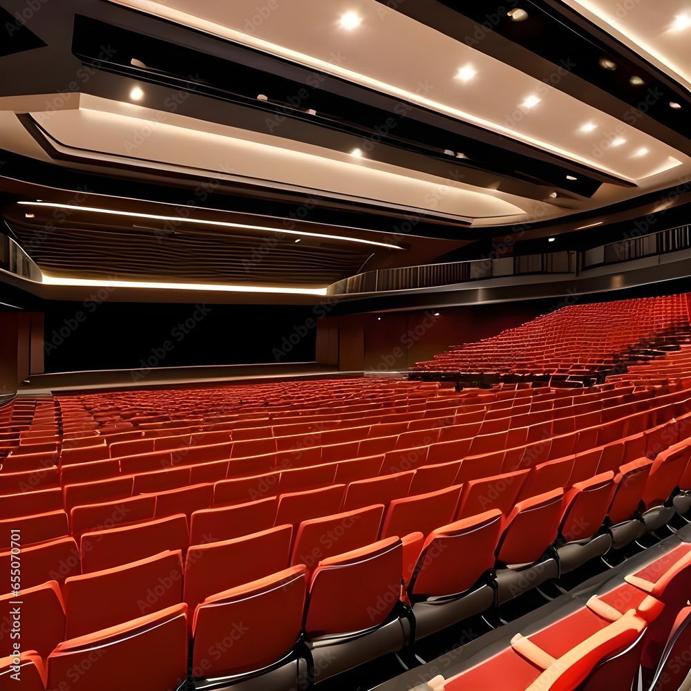 Fototapeta premium empty cinema auditorium