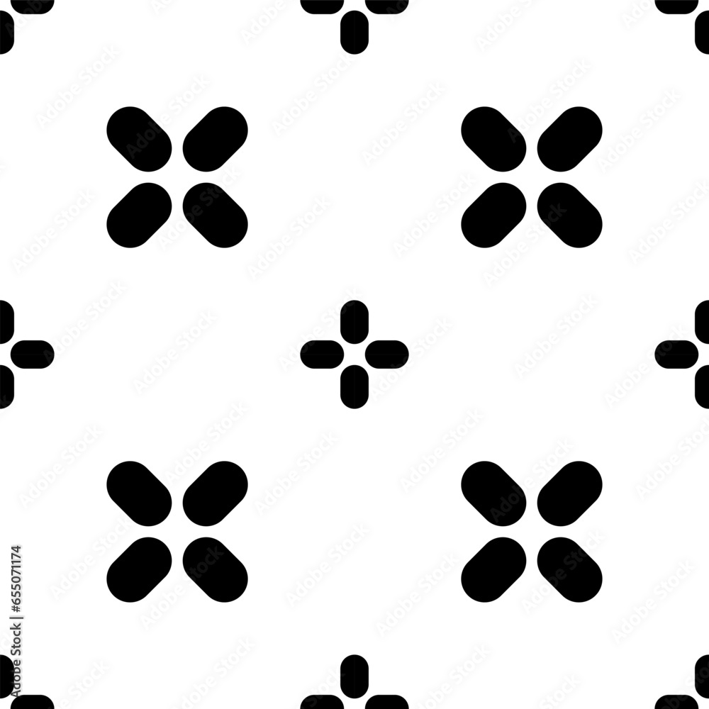 Abstract shape seamless pattern background. Abstract shape seamless pattern background.