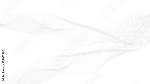 Elegant abstract smooth swoosh speed gray wave modern stream background. Gray and white abstract background. Vector illustration