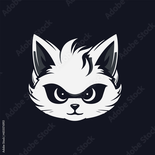 esport cat badge icon logo	