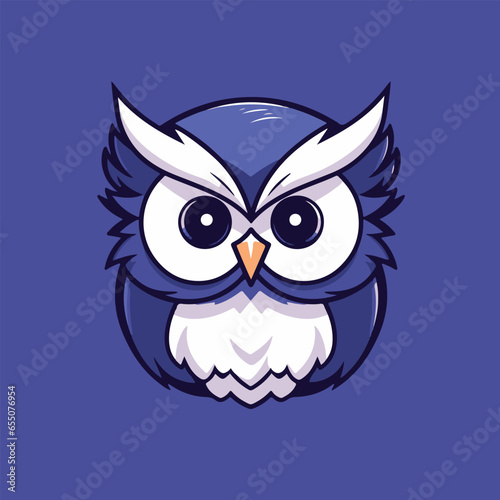 esport owl badge icon logo