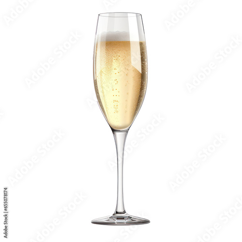 Glass of champagne 