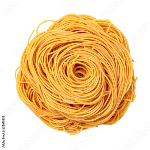 Spaghetti isolated on transparent background 