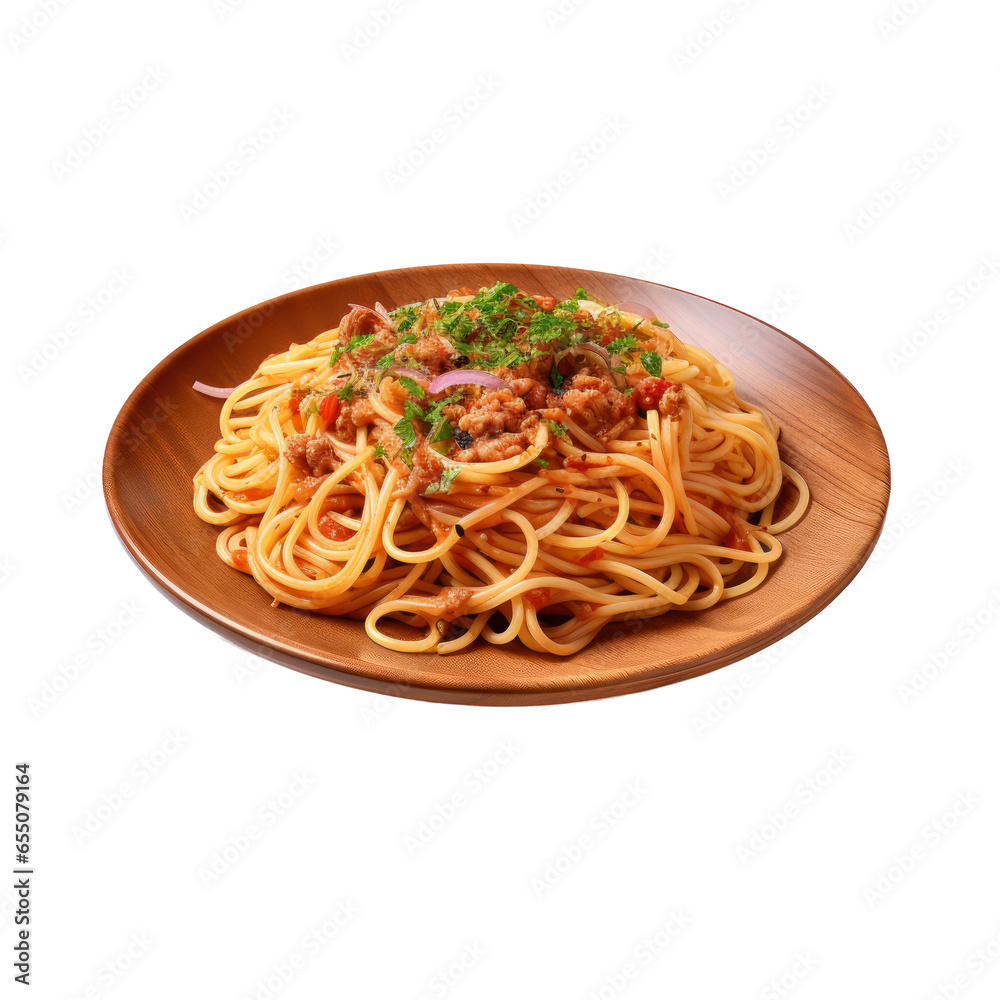 Plate of spaghetti 
