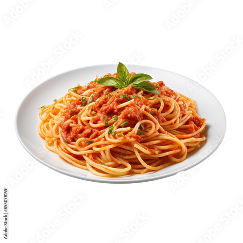 Plate of spaghetti 