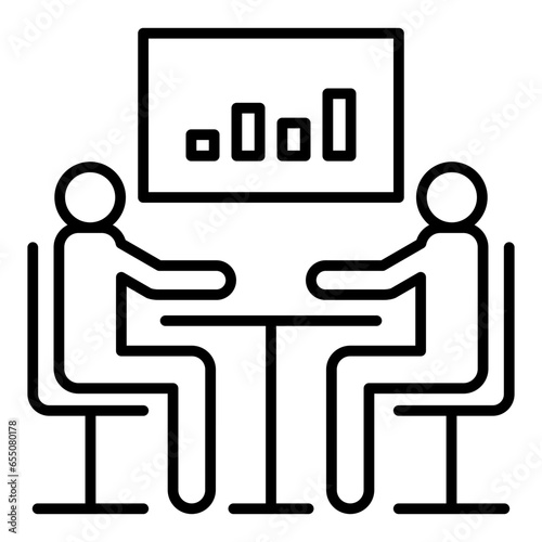 Kickoff meeting icon