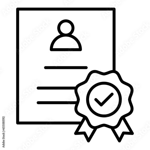Project charter icon