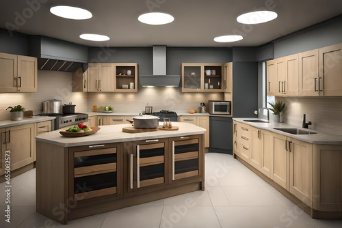 modern kitchen interior generated by AI