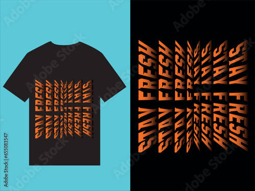 vintage and typography t shirt design