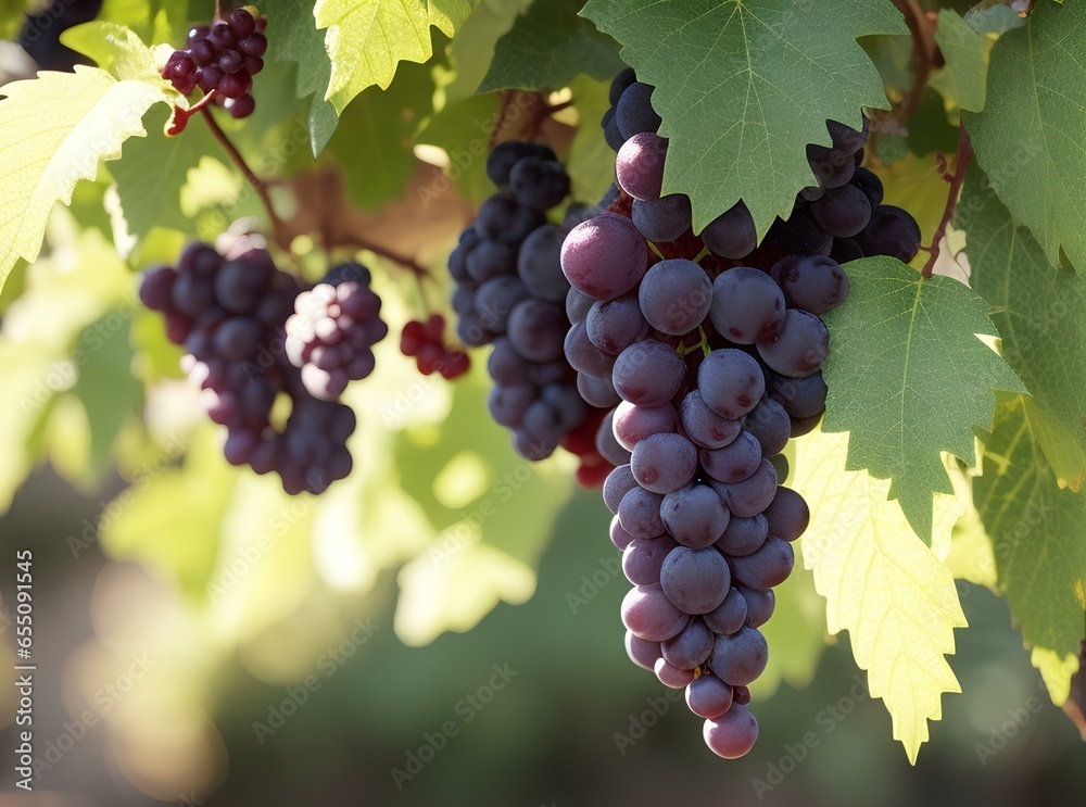 Fototapeta premium soft focus image of grape