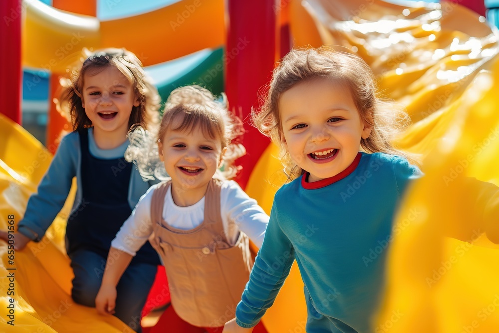 children on playground children on playground