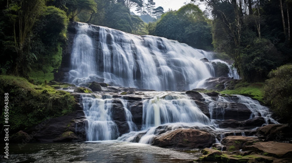 Obraz premium bakers fall waterfalls looking so beautiful.