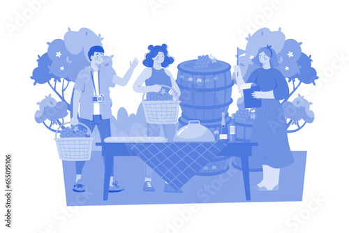 Food and wine tour guide exploring local culinary delights.