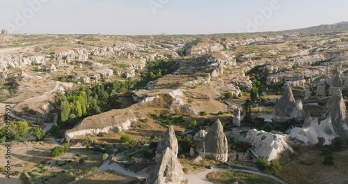 Cappadocia Rose Valley Aerial Views photo