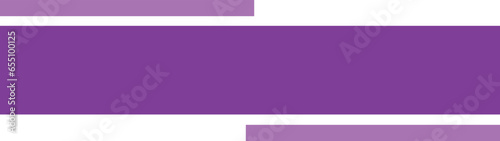 Purple violet colored lower third design vector illustration, EPS 10.