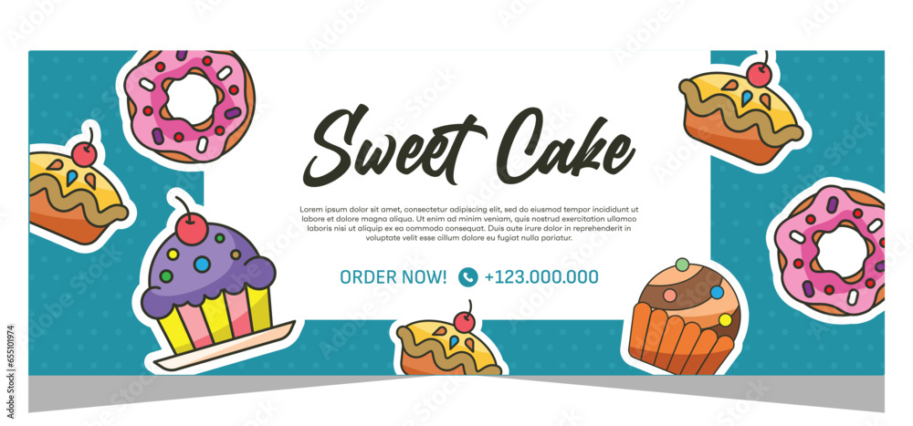 Bakery template banner design Bakery template banner design