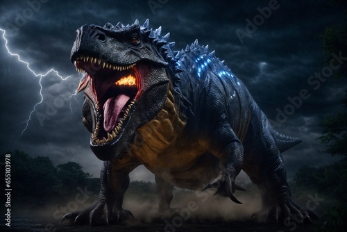tyrannosaurus rex dinosaur © chnaka