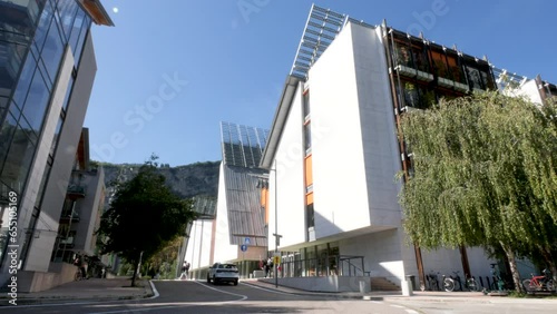 Trento, Italy, the west facade of the MuSe  the science museum photo