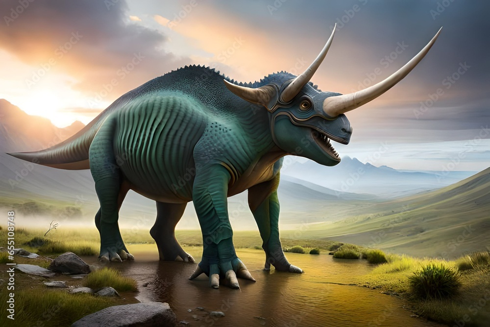 Fototapeta premium tyrannosaurus rex 3d render