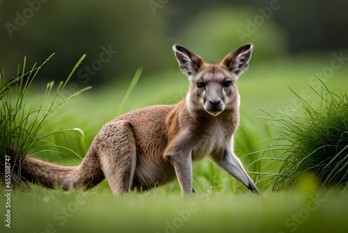 kangaroo with baby