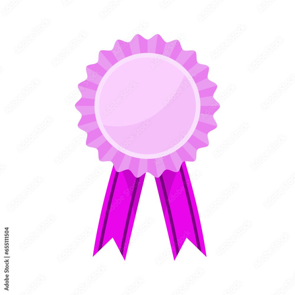 Vector first place badge on white background Vector first place badge on white background