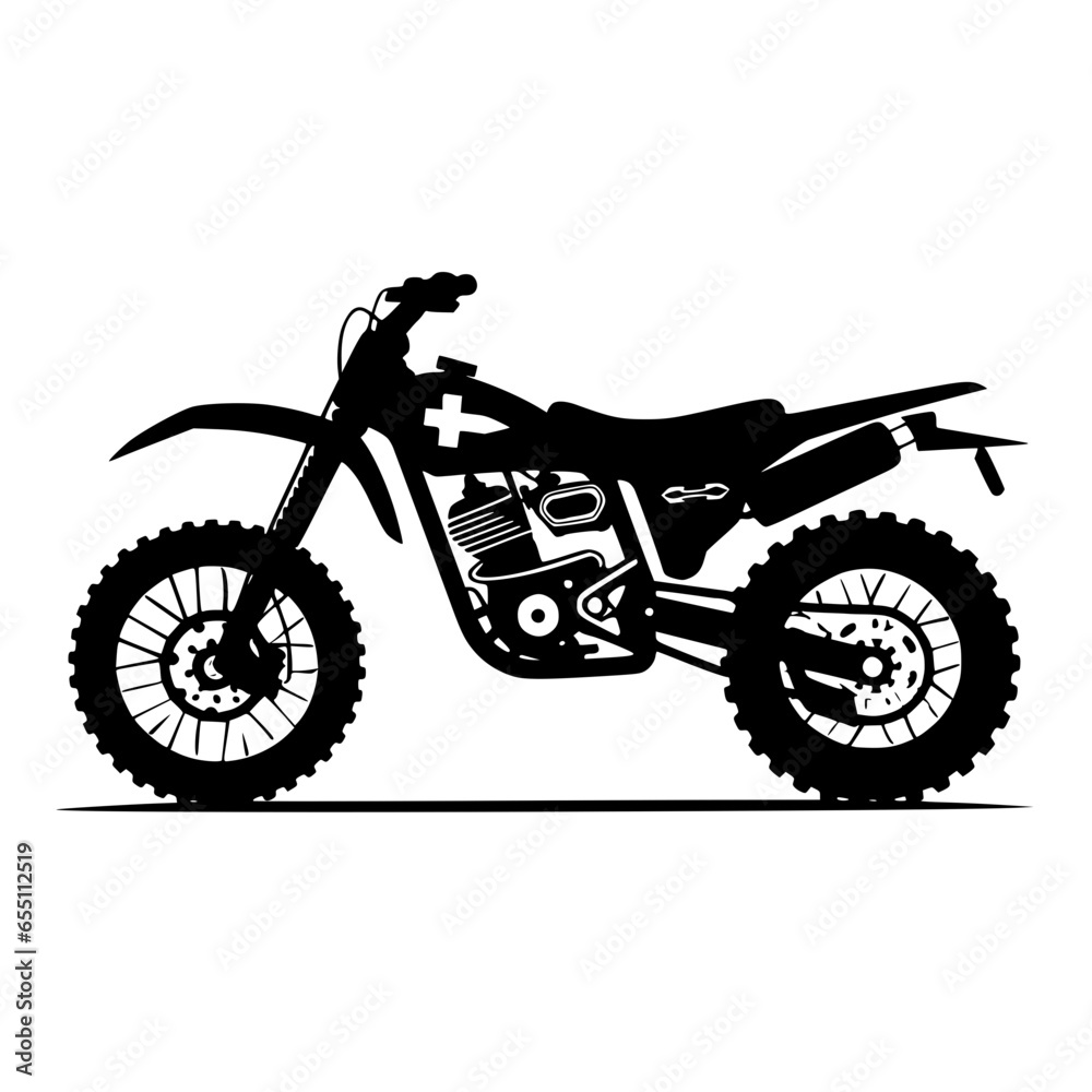 Fototapeta premium Motorcycle Vector
