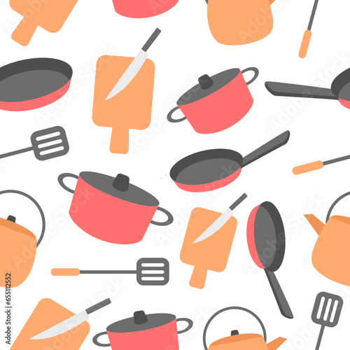 Kitchen Seamless Pattern