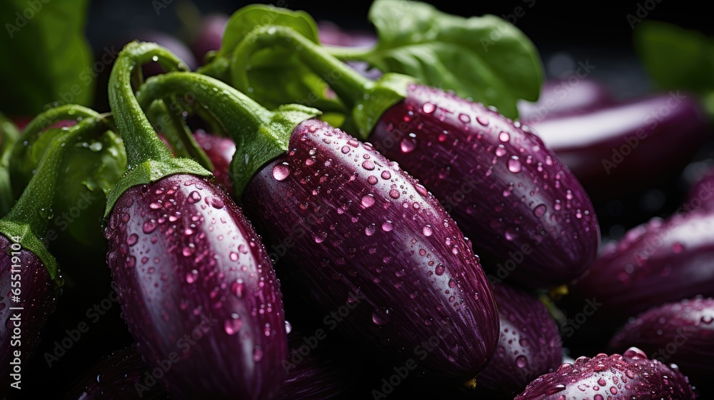 Eggplant, Macro shot , Color Gradient, Background HD Eggplant, Macro shot , Color Gradient, Background HD