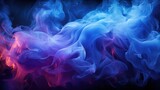 Electric blue Smoke, Macro shot , Color Gradient, Background HD