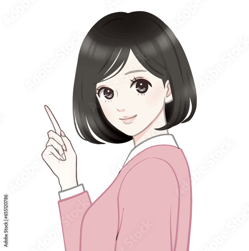 女性・女の子のイラスト素材