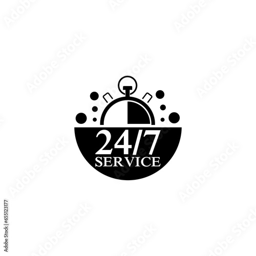 Wallpaper Mural Banner 24 hours a day open icon isolated on transparent background Torontodigital.ca