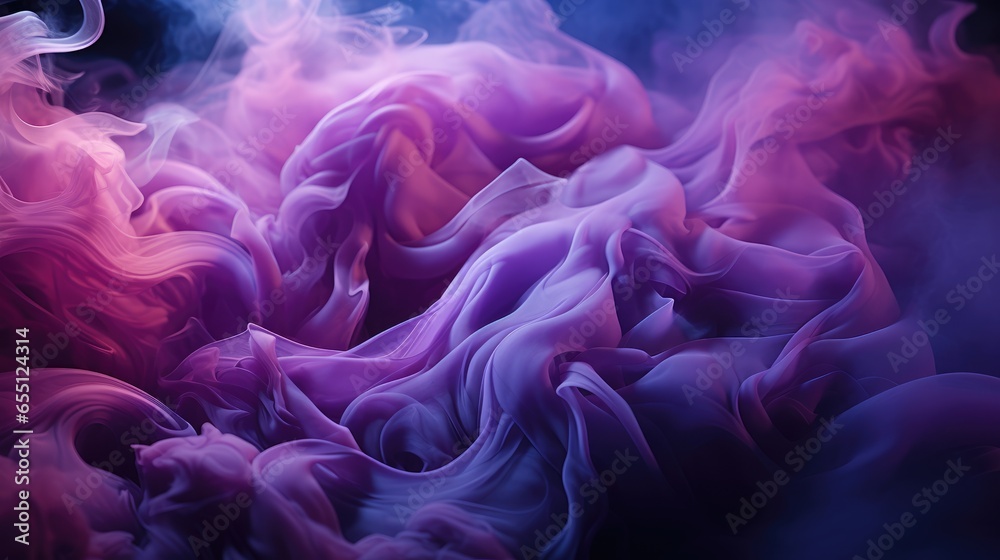 Lilac Smoke, Macro shot , Color Gradient, Background HD