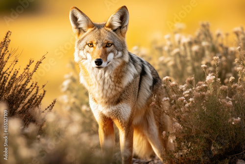 Coyote in the wild © Veniamin Kraskov