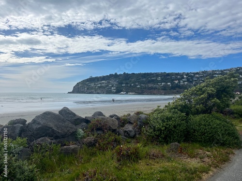 Sumner Beach in Christchurch, New Zealand photo