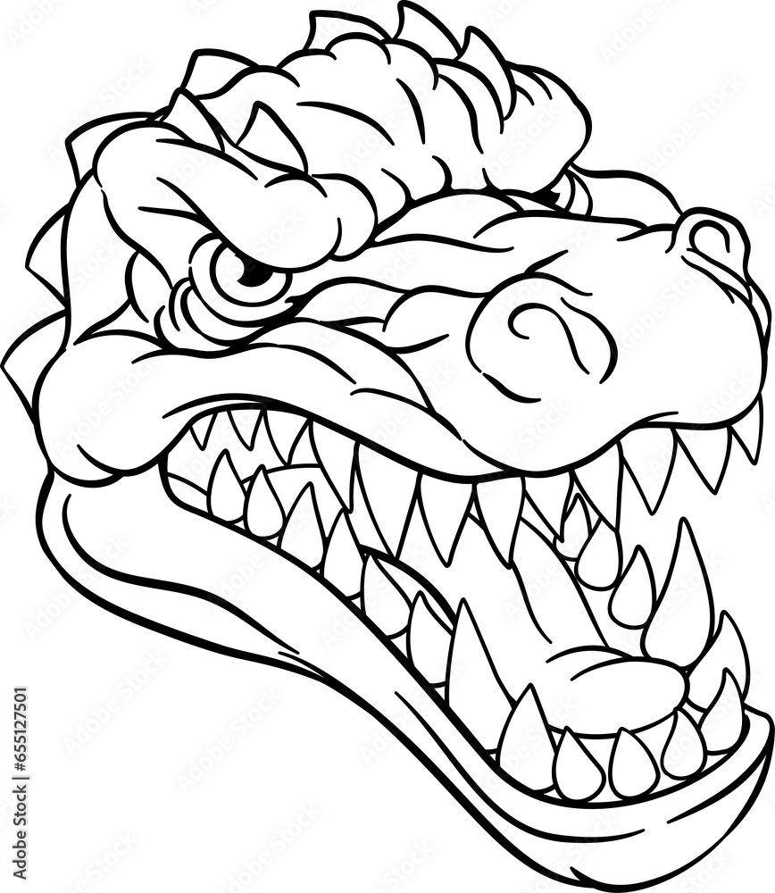 Crocodile Alligator Cartoon Lizard Dino Monster Crocodile Alligator Cartoon Lizard Dino Monster