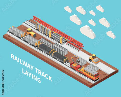Railroad Track Illustration