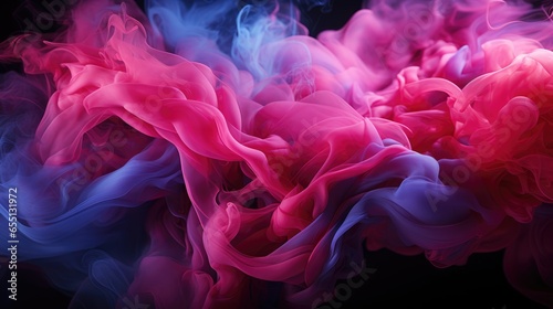 Magenta Smoke , Macro shot , Color Gradient, Background HD