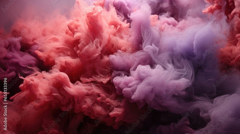 Obraz premium Mulberry Smoke, Macro shot , Color Gradient, Background HD