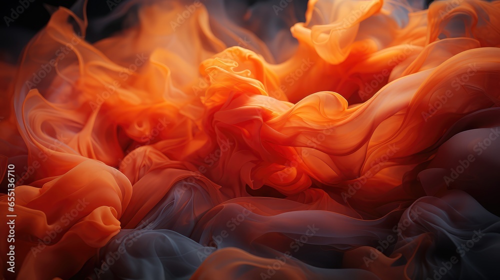 Papaya Smoke , Macro shot , Color Gradient, Background HD Papaya Smoke , Macro shot , Color Gradient, Background HD