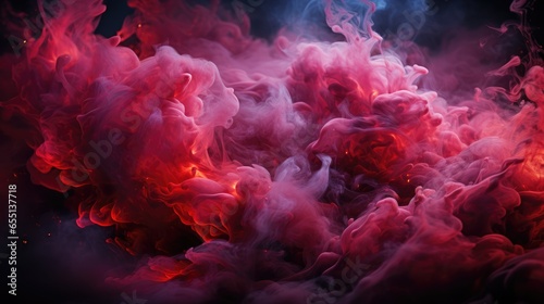 Ruby Smoke, Macro shot , Color Gradient, Background HD