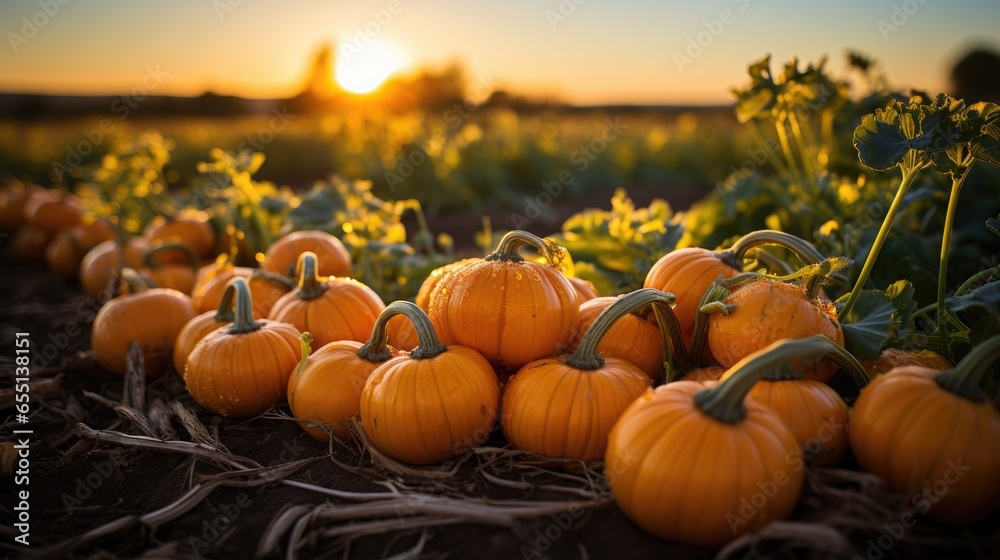 heap of pumpkins on a field heap of pumpkins on a field
