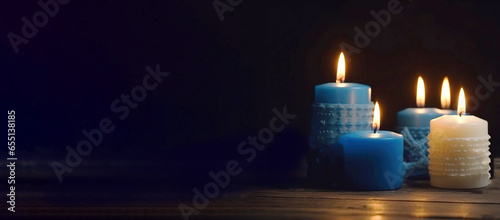 Hanukkah is a Jewish holiday  family religious traditional symbol of Judaism.