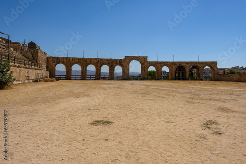 The Archaeological site of Jerash, Jarash, Roman Ruins in Jordan, Middle East