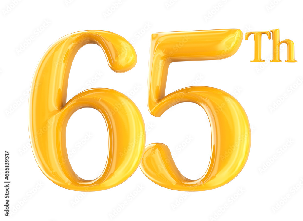 Anniversary Number Gold 3D Render Anniversary Number Gold 3D Render