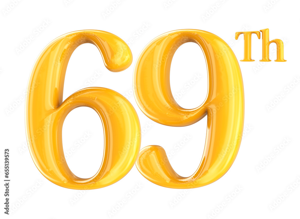 Anniversary Number Gold 3D Render Anniversary Number Gold 3D Render