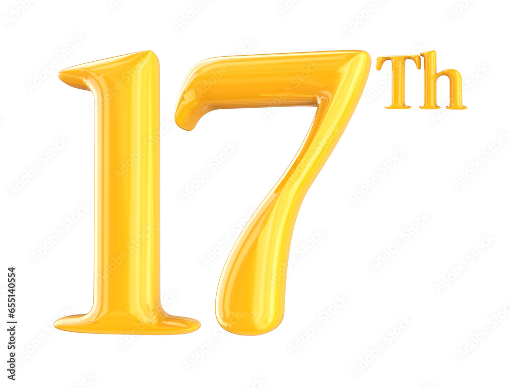 Anniversary Number Gold 3D Render Anniversary Number Gold 3D Render