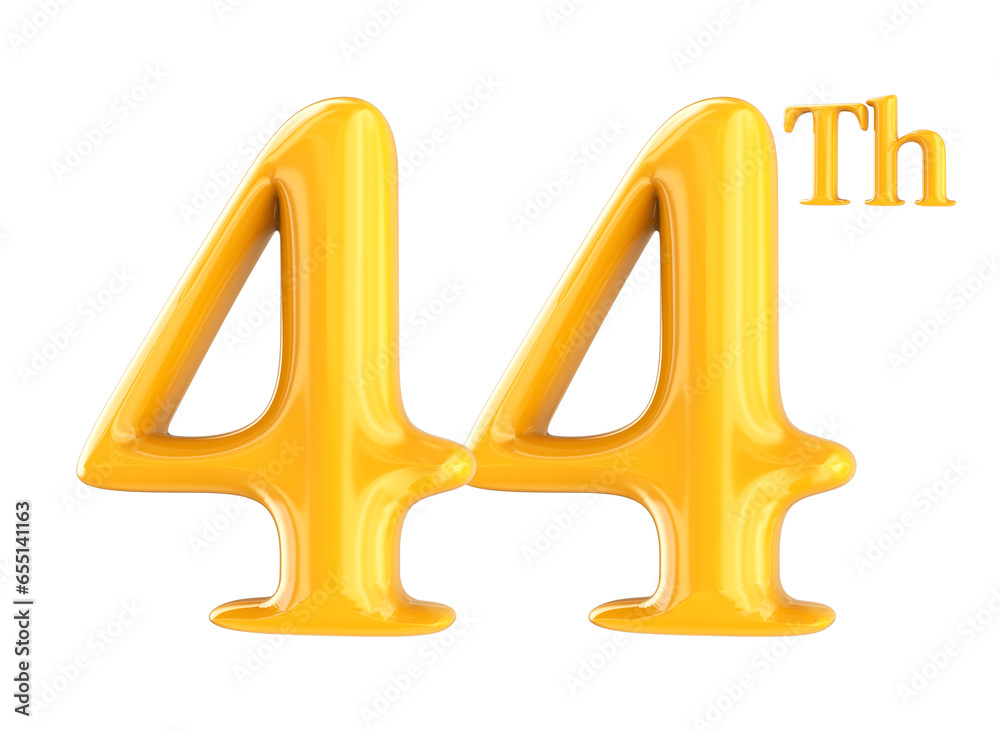 Anniversary Number Gold 3D Render Anniversary Number Gold 3D Render