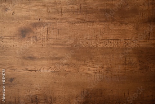 Vintage wooden board background texture with scratches, Generative AI
